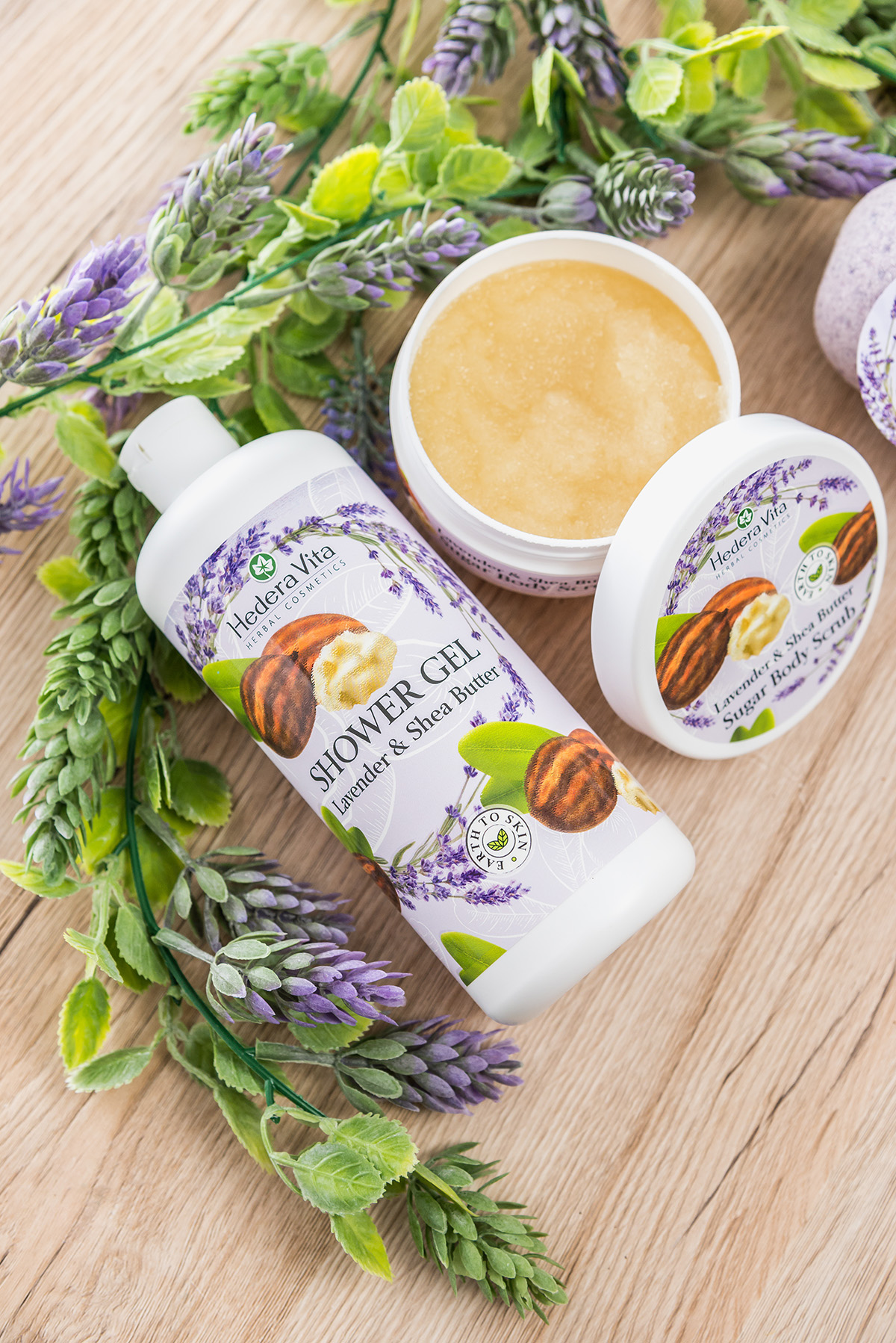 Gel za tuširanje - Earth To Skin Lavanda/Ši buter, 500 ml - Image 2