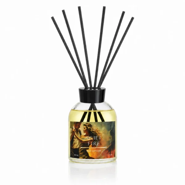 Alternative view of Quiet Fire - Mirisni difuzor sa štapićima, 500ml